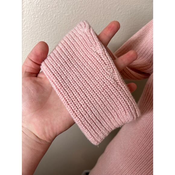 GAP V-Neck Knit Sweater Rose Quartz Size Small - Picture 10 of 15